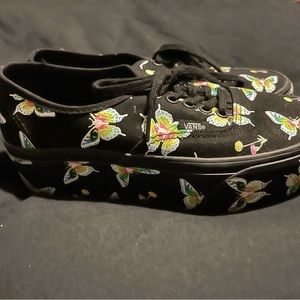Vans Butterly Glow in the Dark Size 8